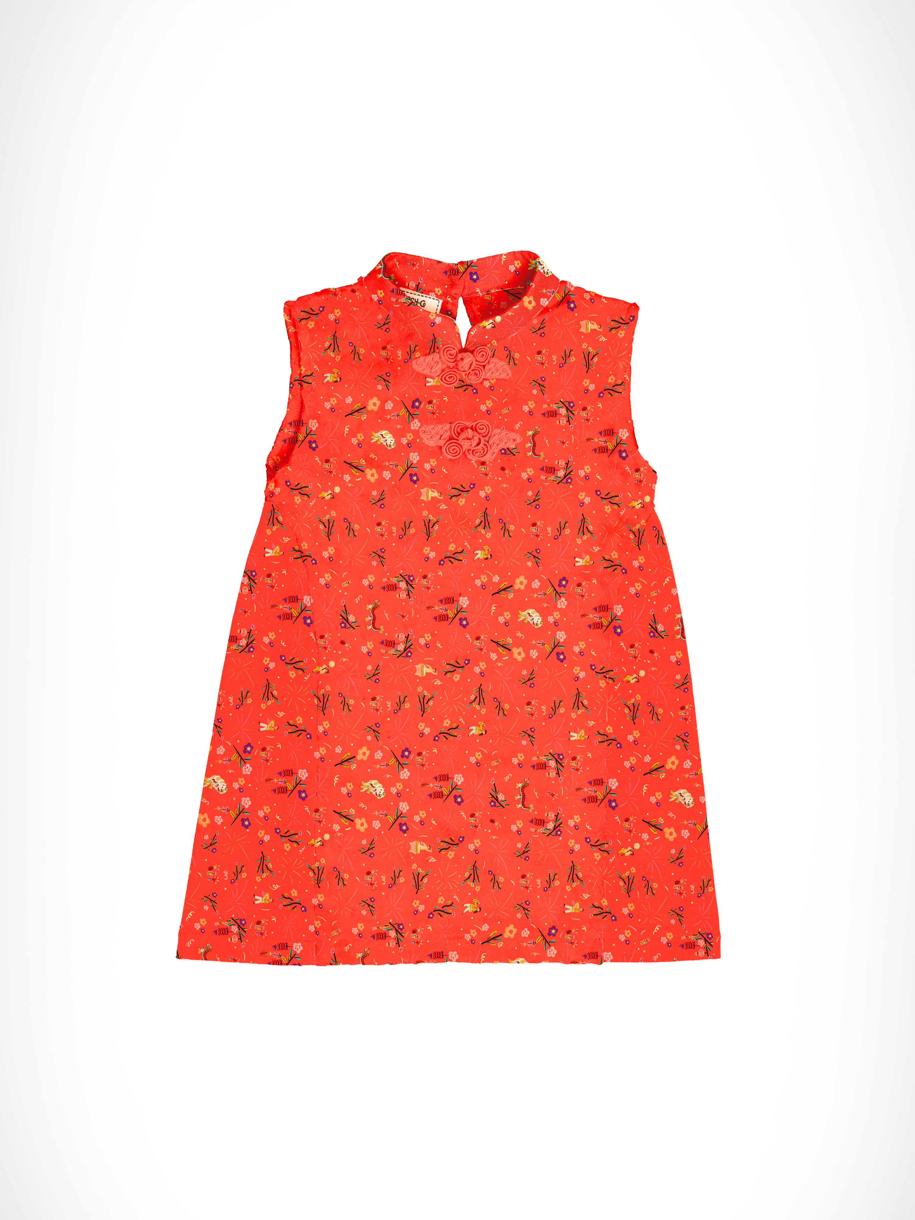 Cheongsam Dress Lion Dance