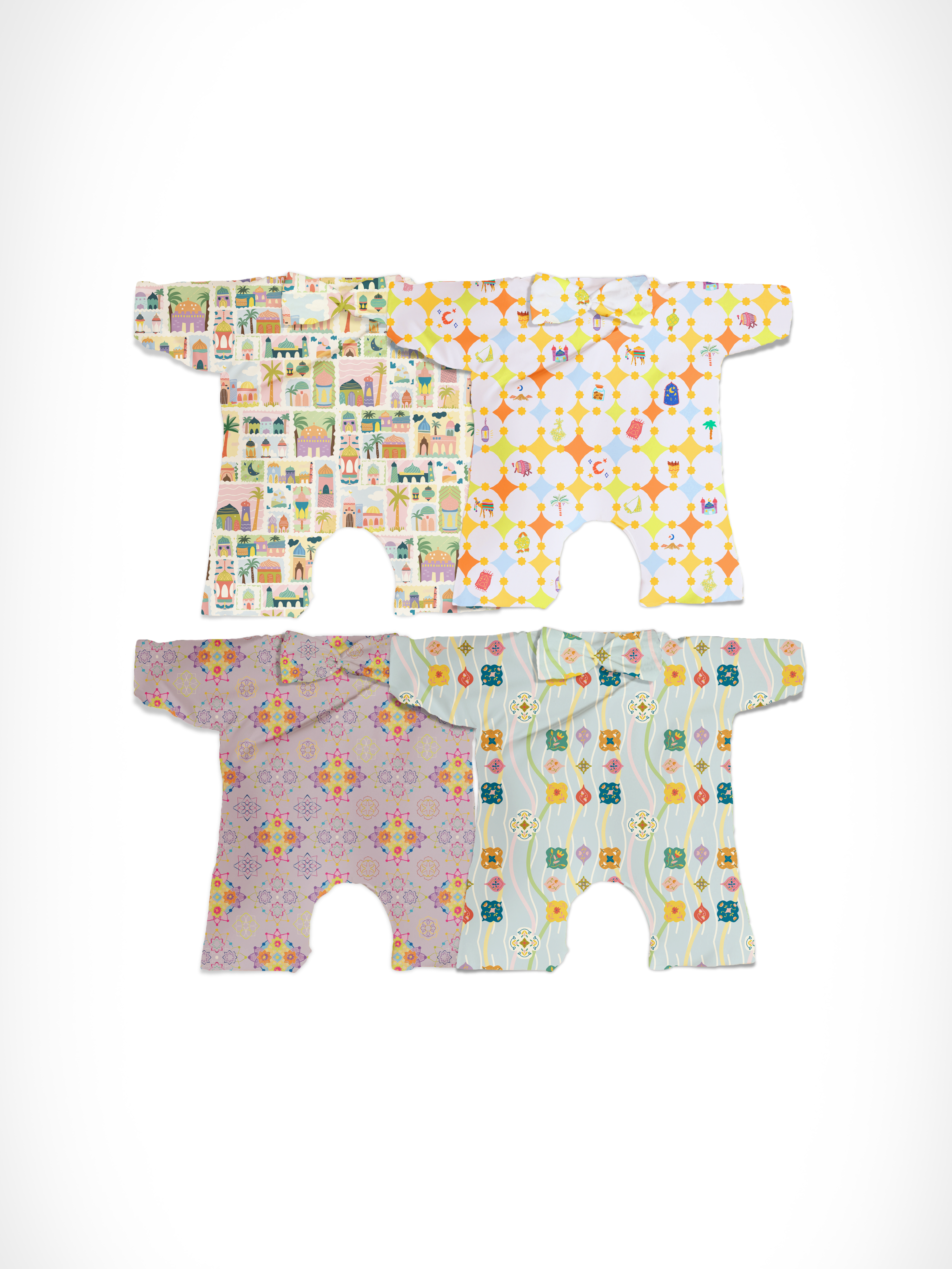 Mousy Sleepsuit in Hari Raya Patterns