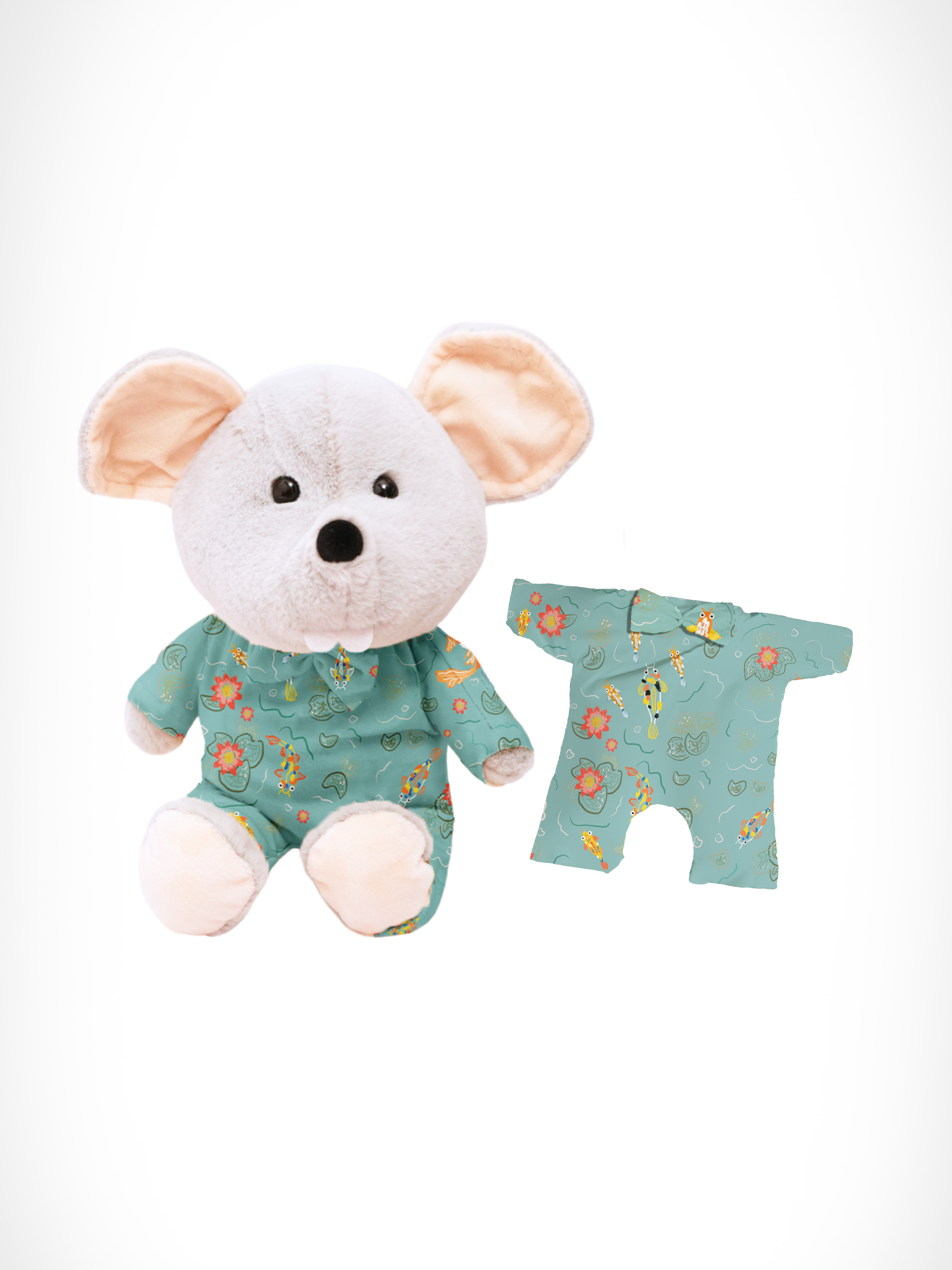 Mousy Sleepsuit in Swims and Soars Patterns