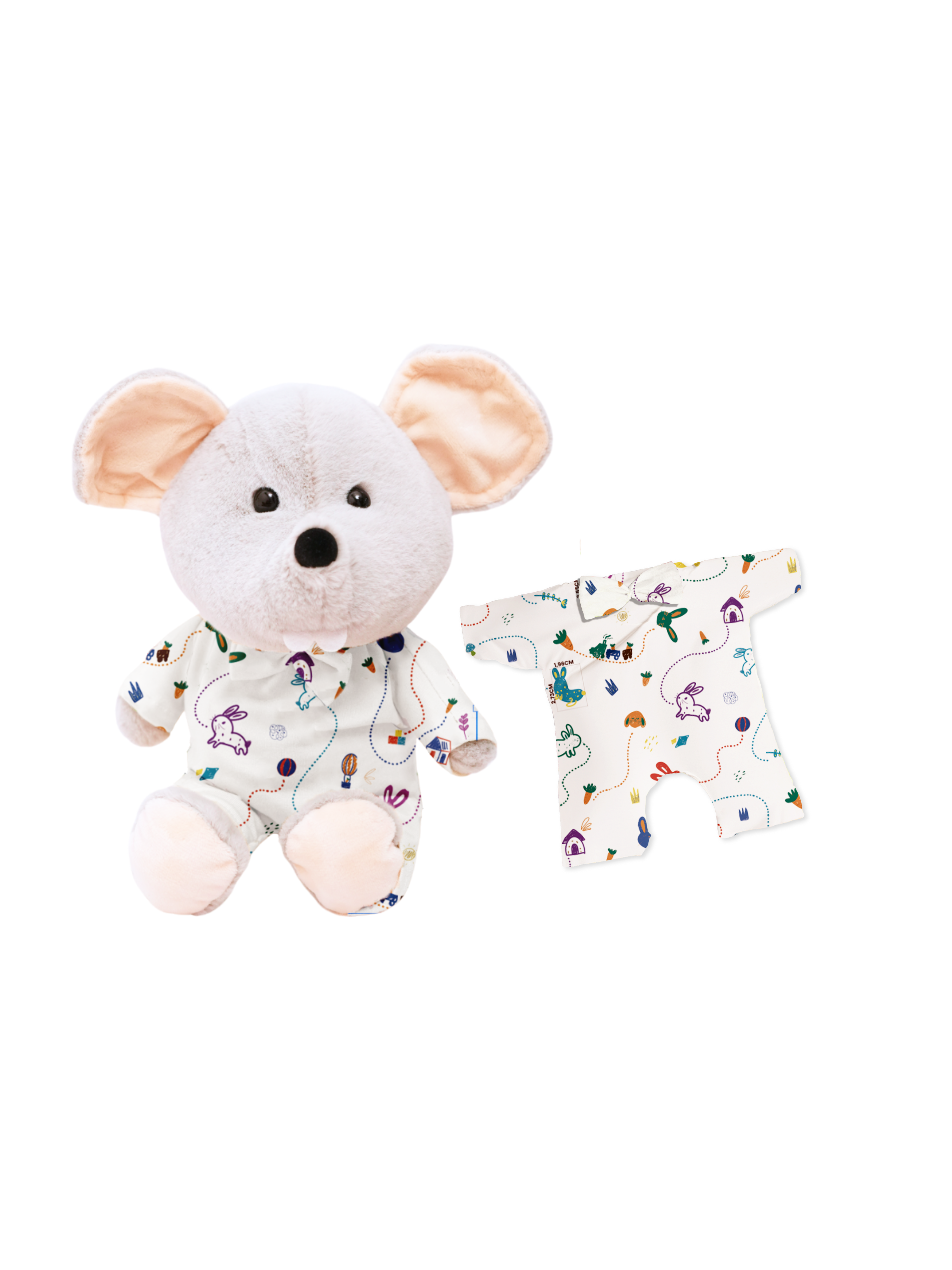 Mousy Sleepsuit in Little Paws Parade Patterns