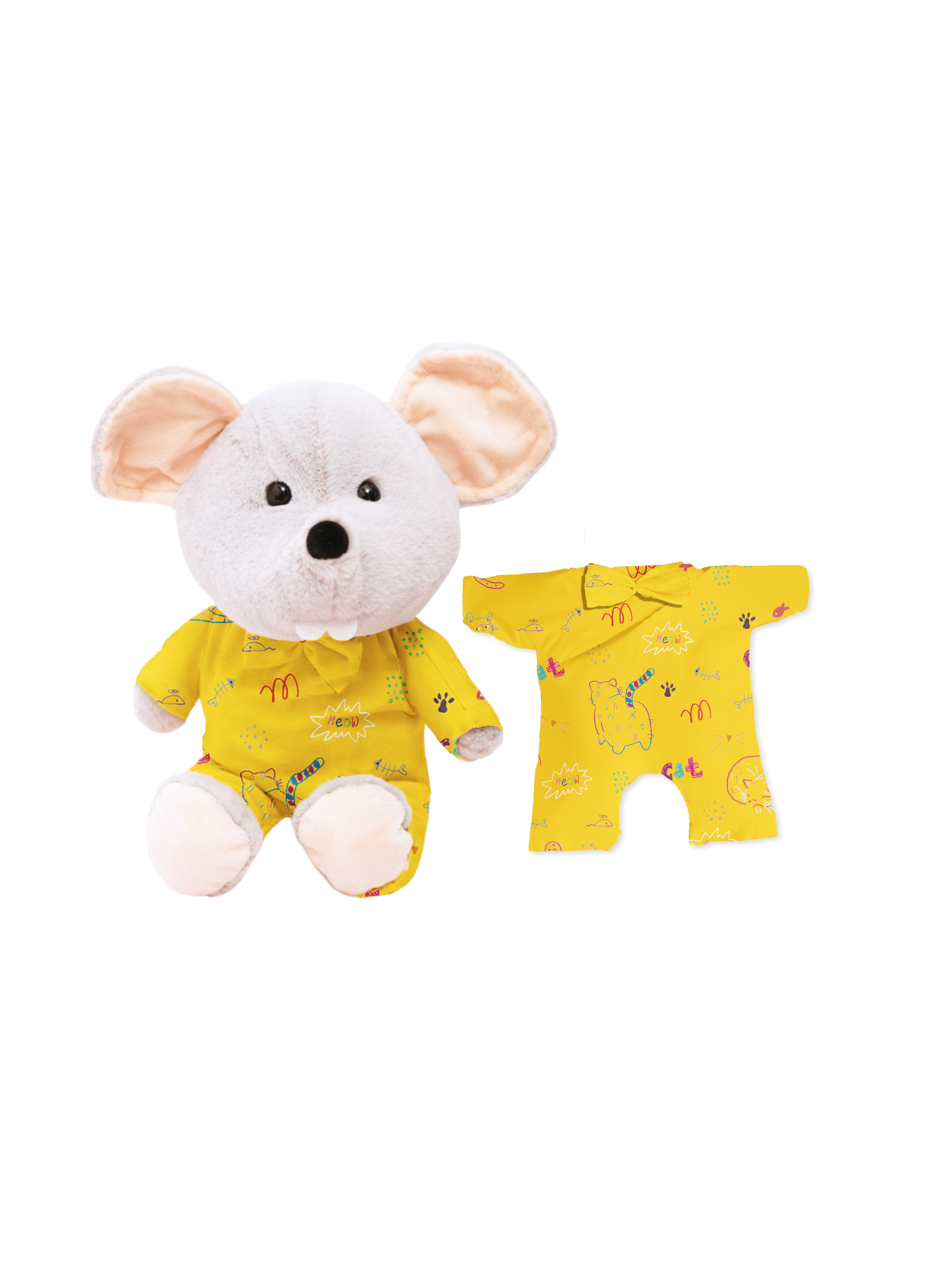 Mousy Sleepsuit in Little Paws Parade Patterns