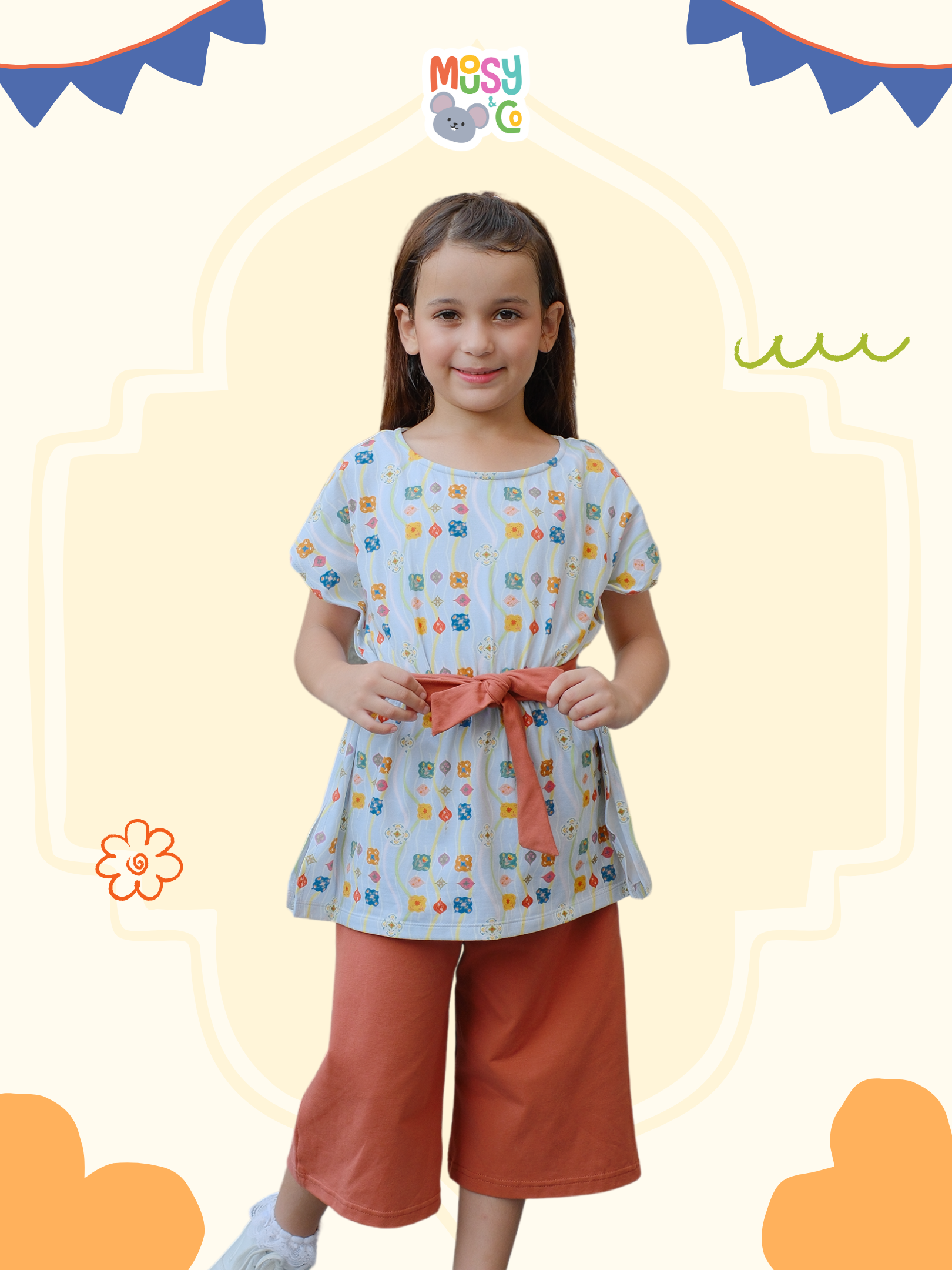 Abaya Sets Girl Mandala