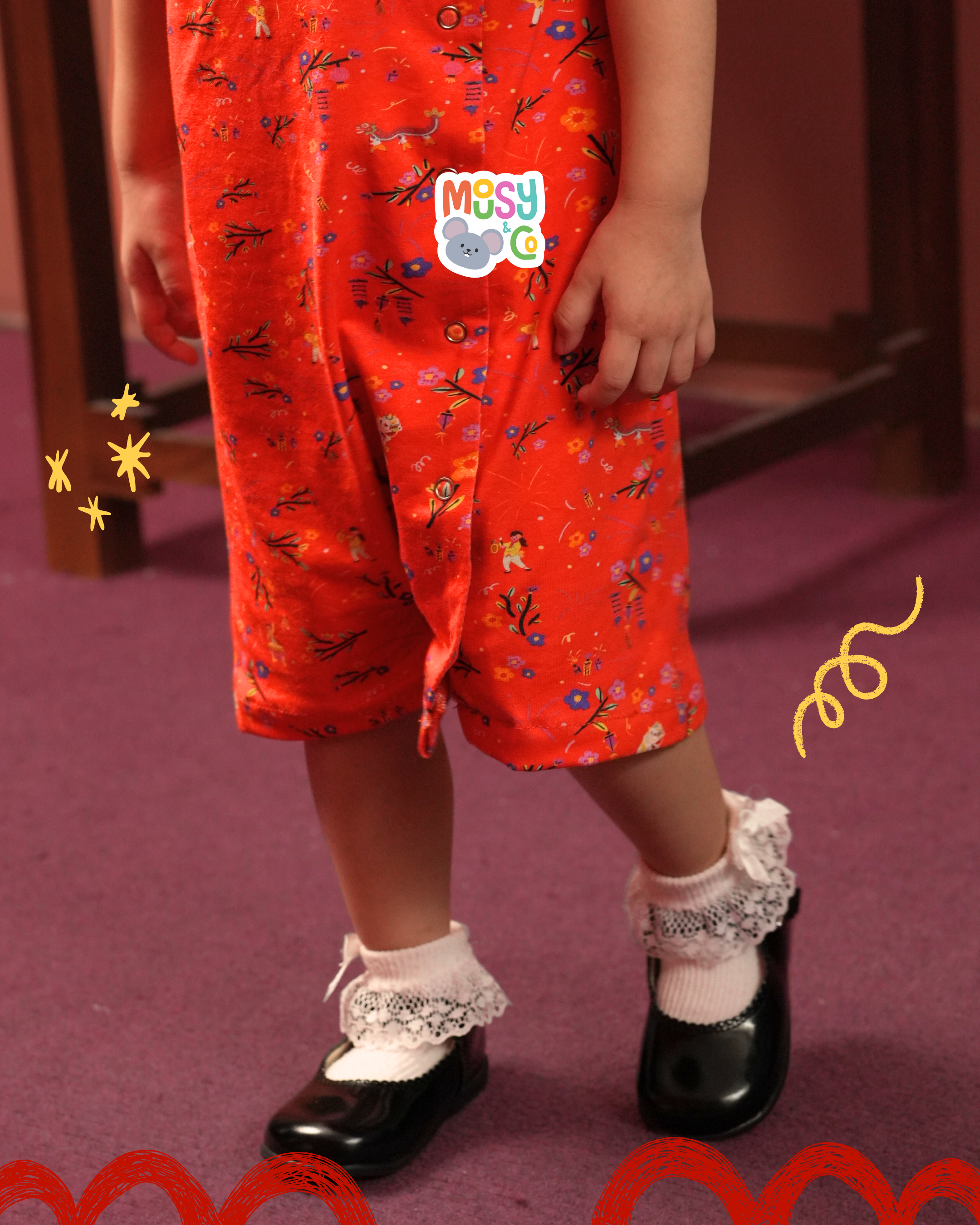 Kimono Bodysuit Lion Dance