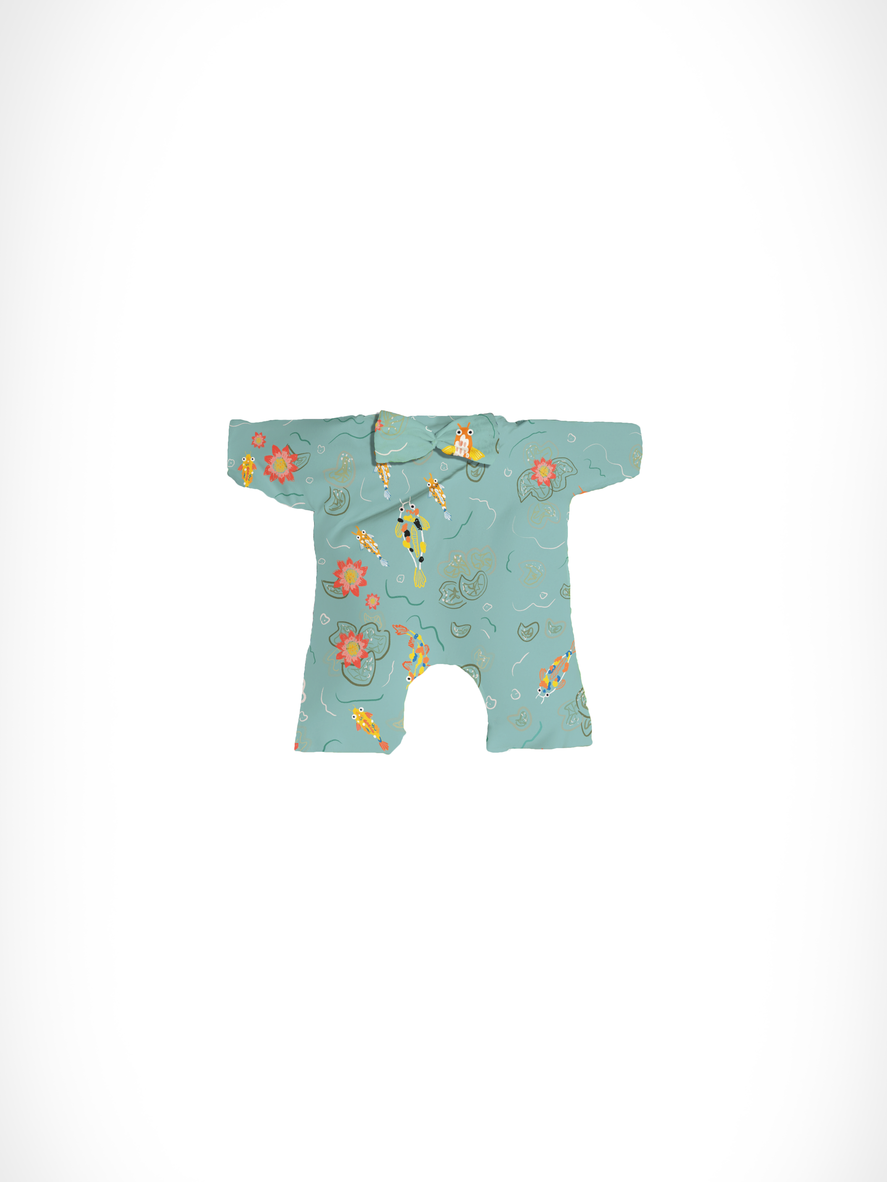 Mousy Sleepsuit in Swims and Soars Patterns