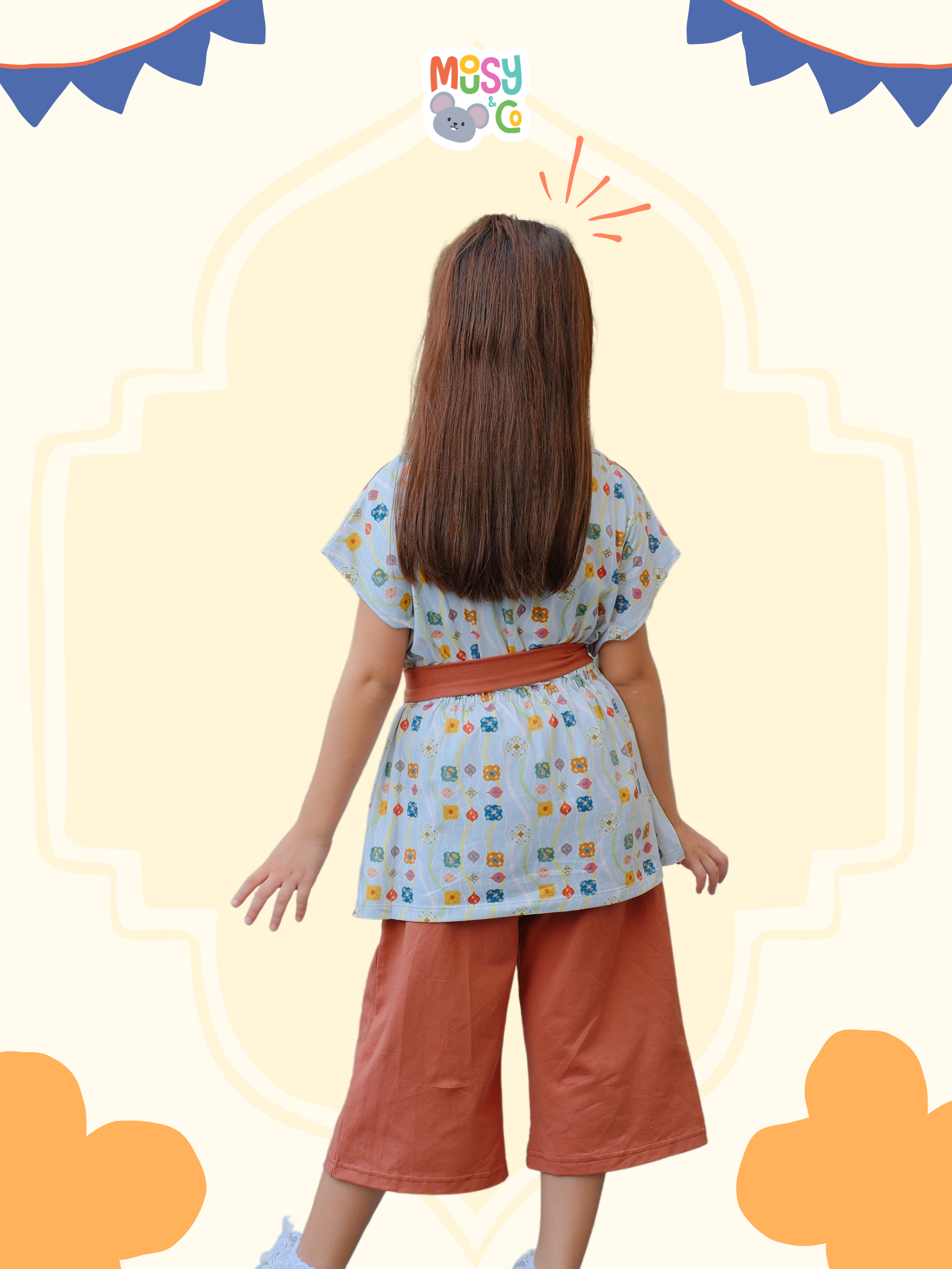 Abaya Sets Girl Mandala