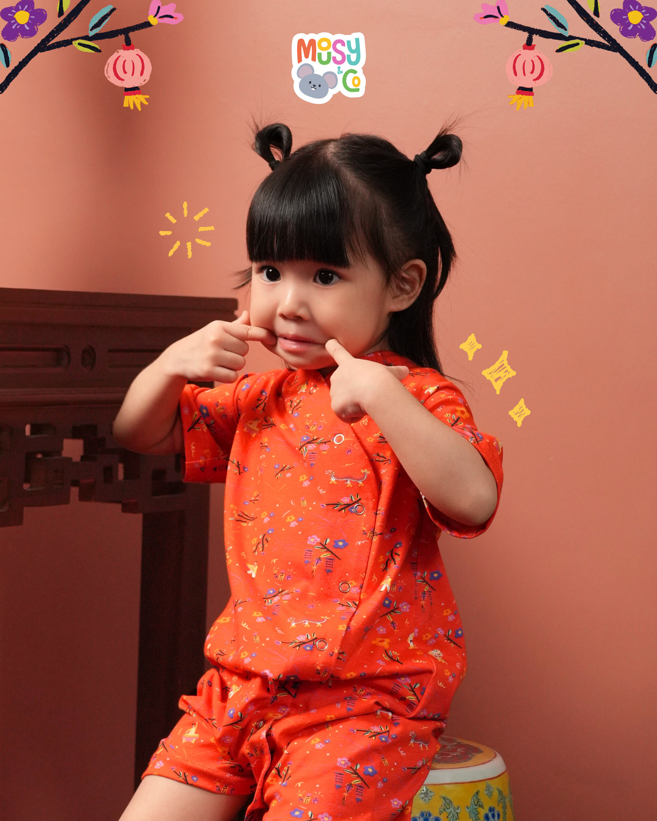 Kimono Bodysuit Lion Dance