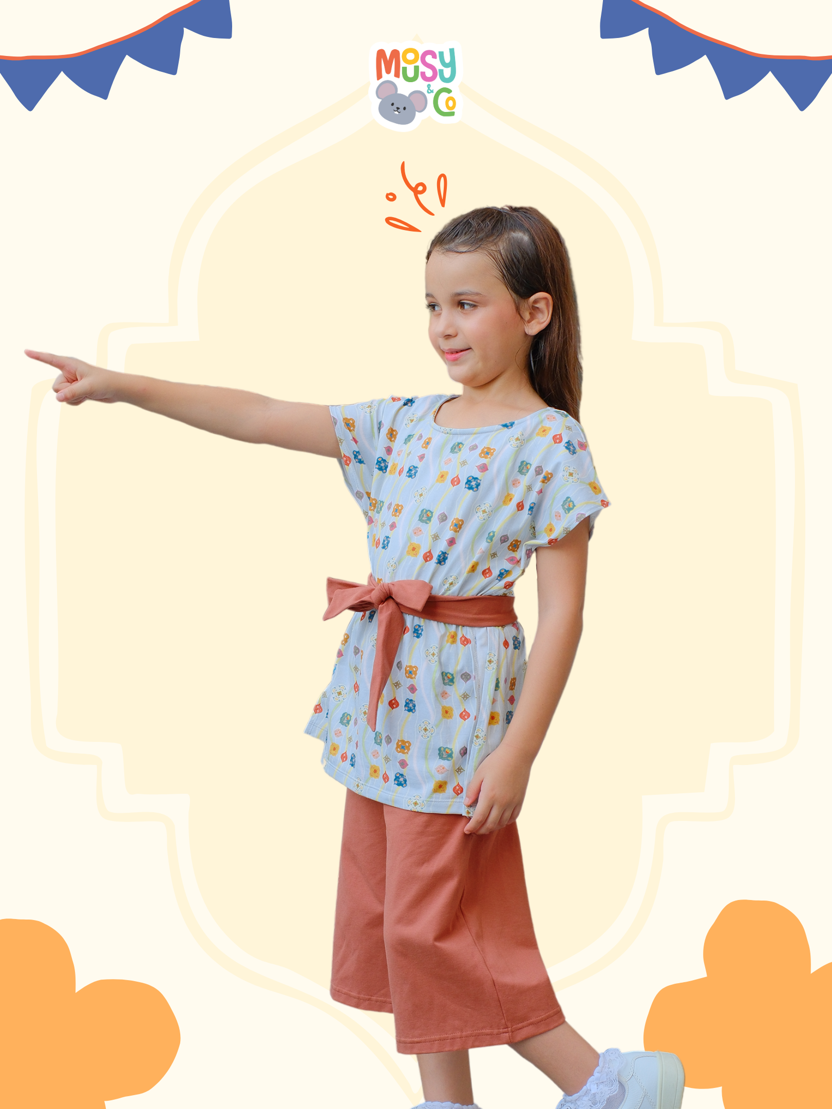 Abaya Sets Girl Mandala