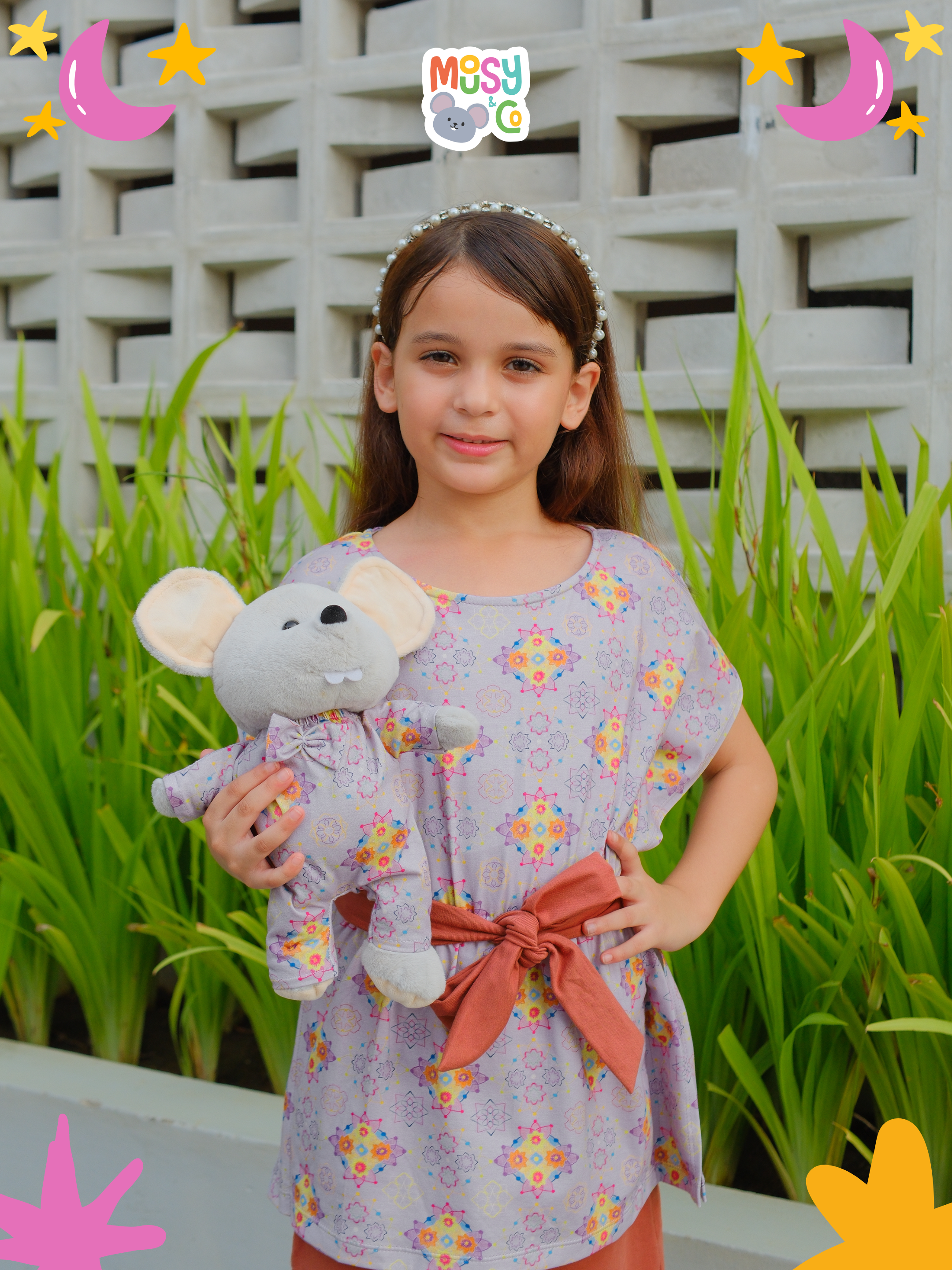 Mousy Sleepsuit in Hari Raya Patterns