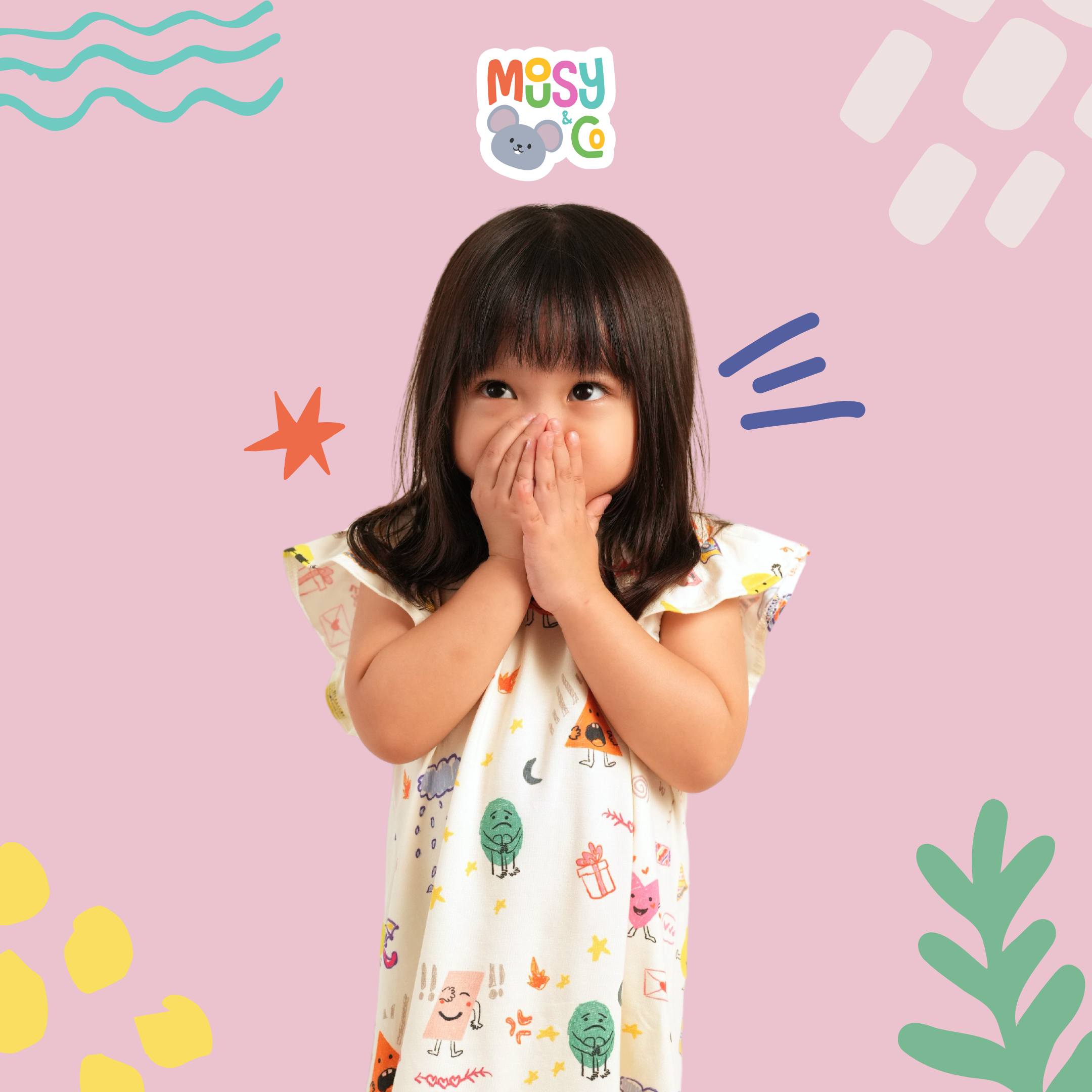 Ruffle Dress Facial Expression