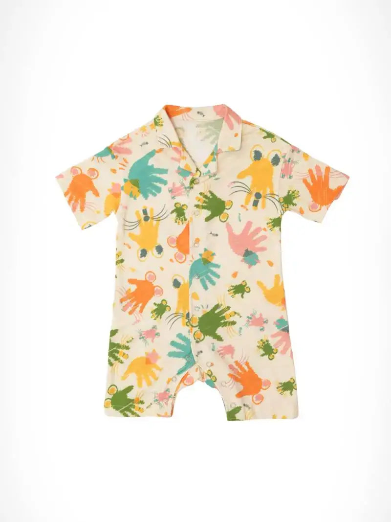 Polo Bodysuit Handprints