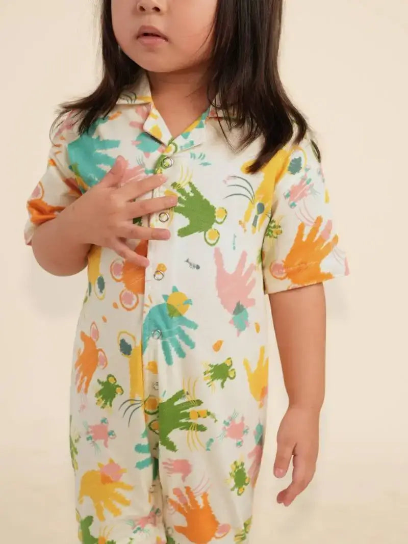 Polo Bodysuit Handprints