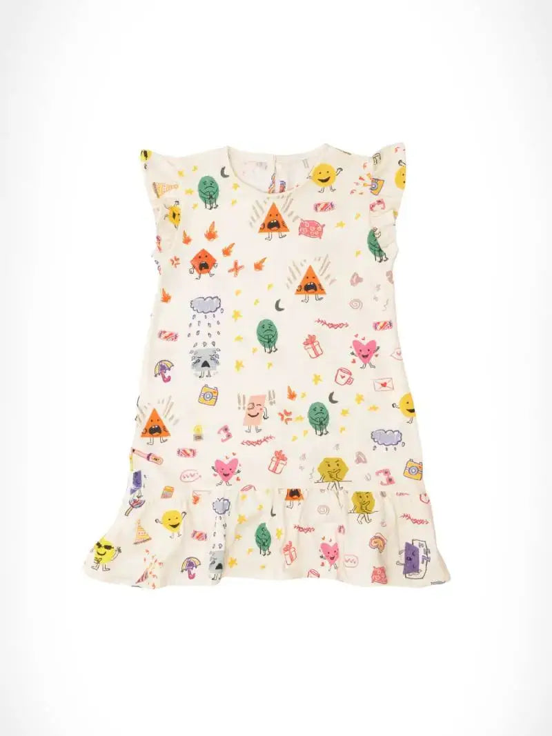 Ruffle Dress Facial Expression