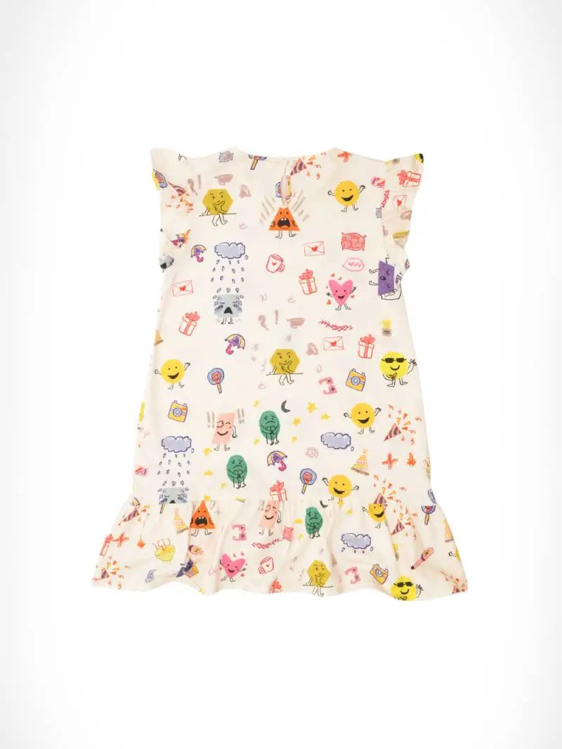 Ruffle Dress Facial Expression