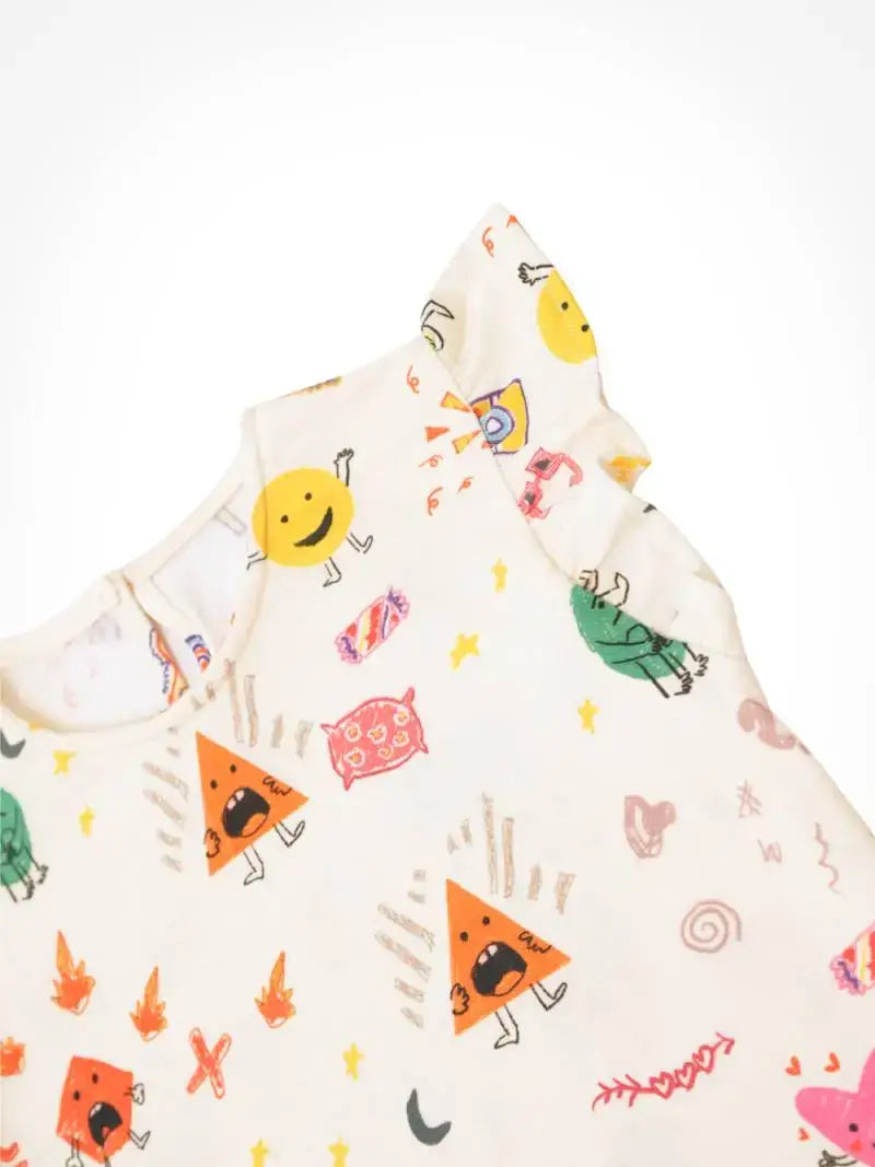 Ruffle Dress Facial Expression