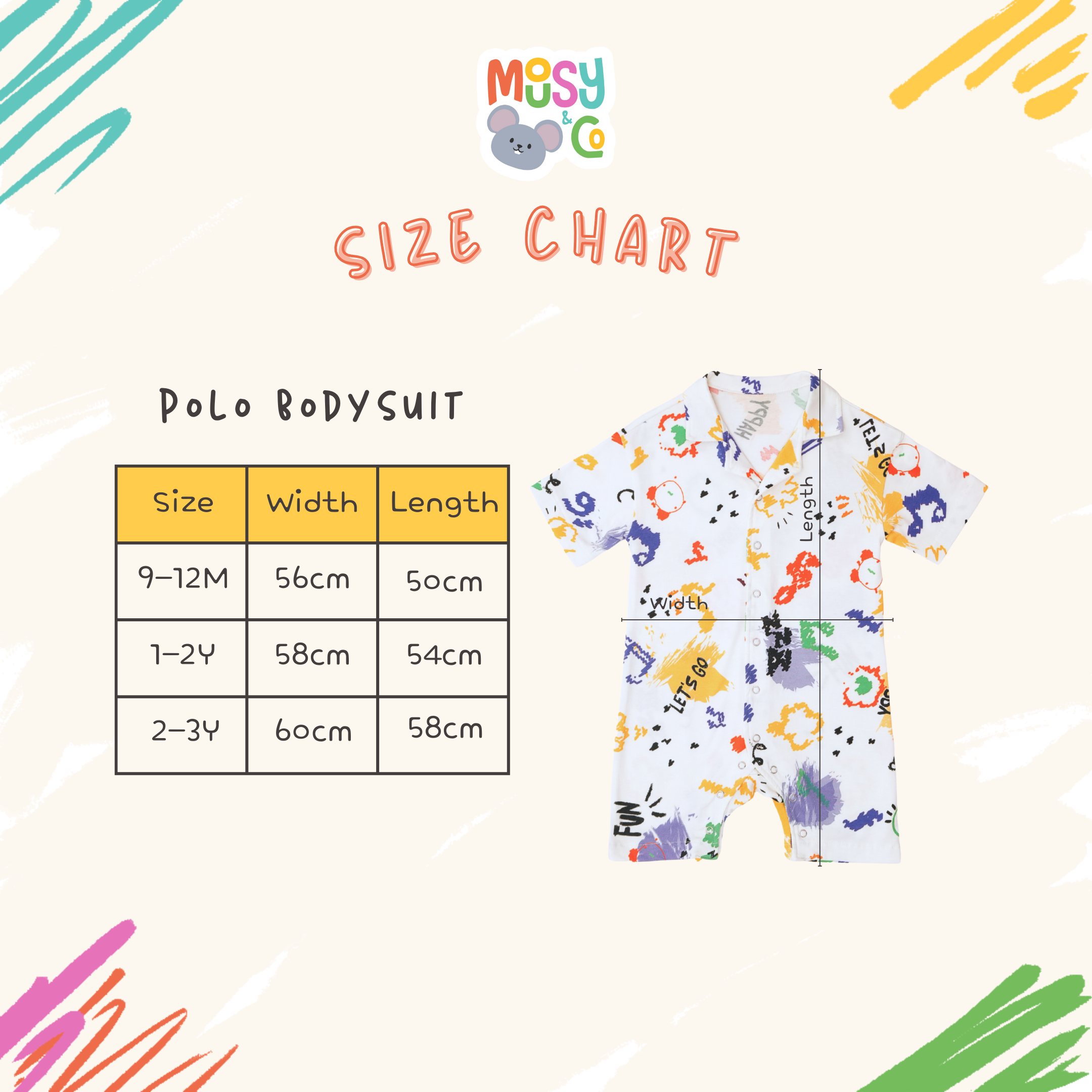 Polo Bodysuit Handprints