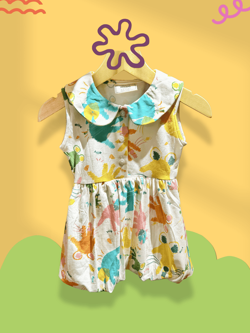 Handprints Aira Balloon Dress