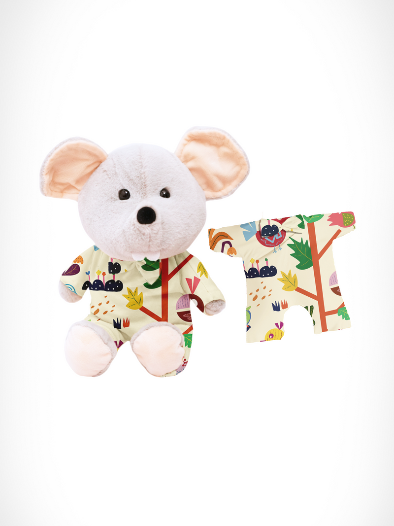 Mousy Sleepsuit in Swims and Soars Patterns