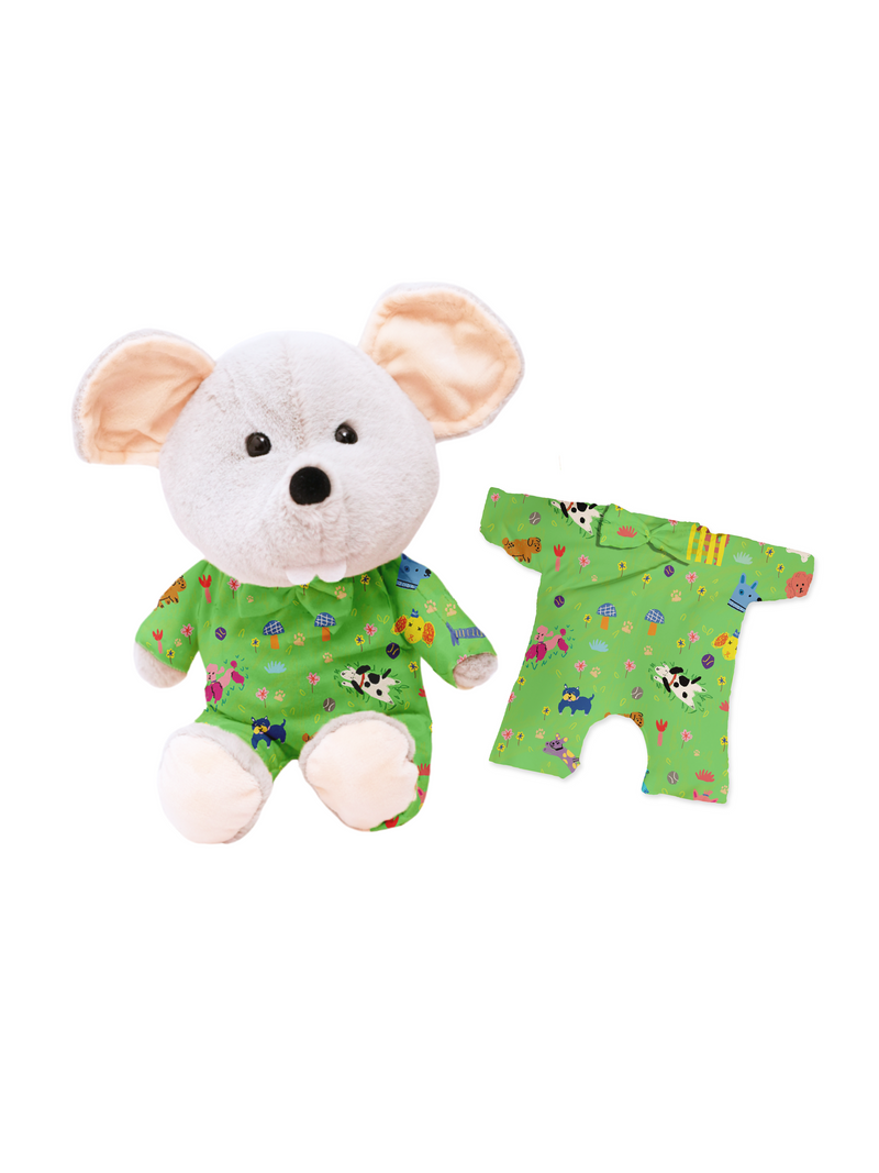 Mousy Sleepsuit in Little Paws Parade Patterns