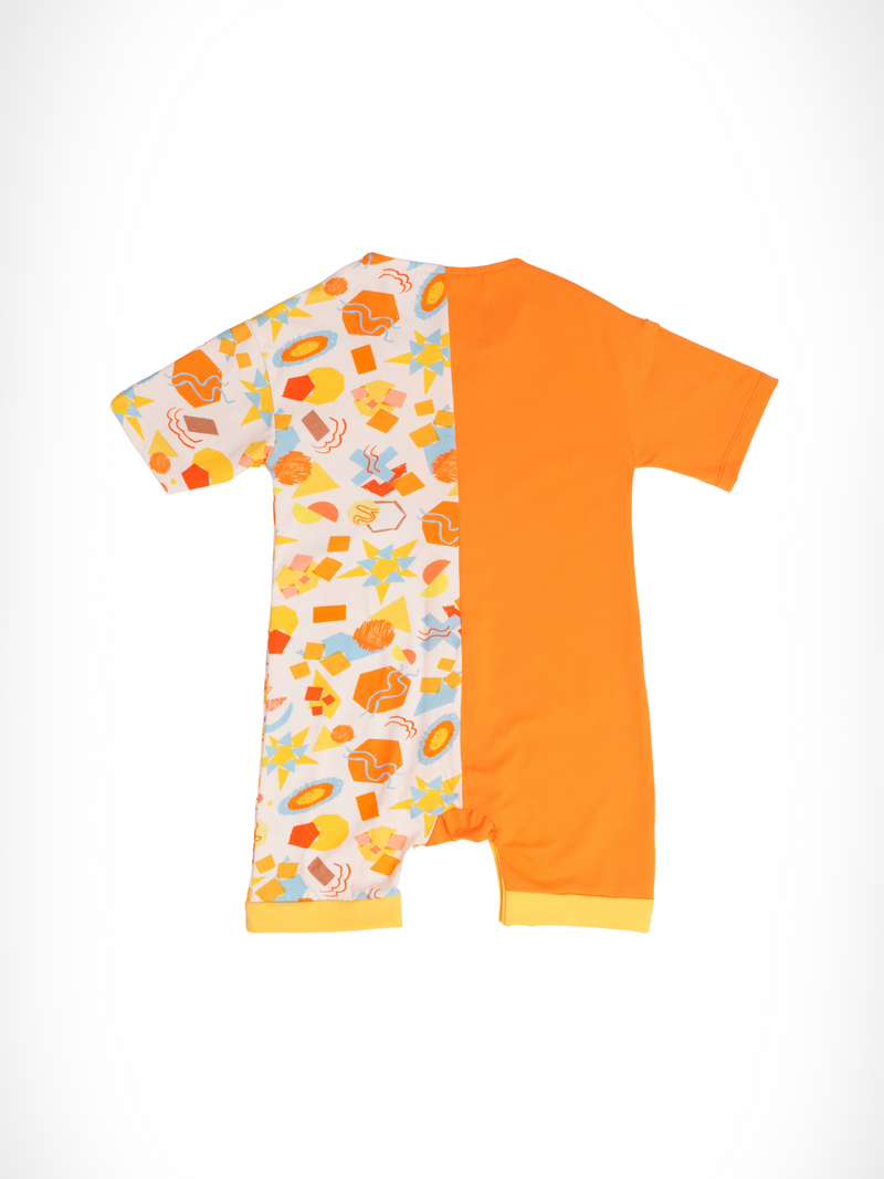 Duotone Romper Colourful Blocks