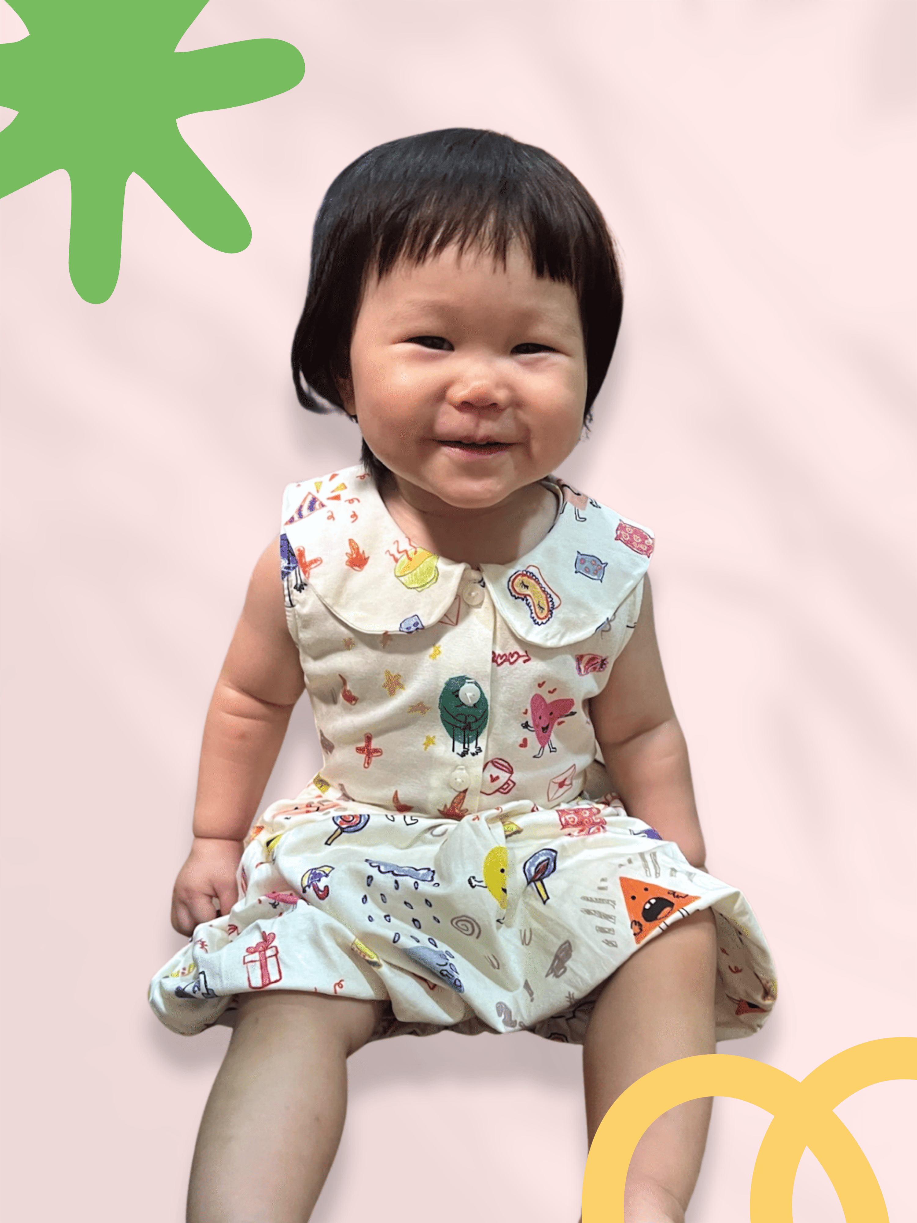 Facial Expression Aira Balloon Dress
