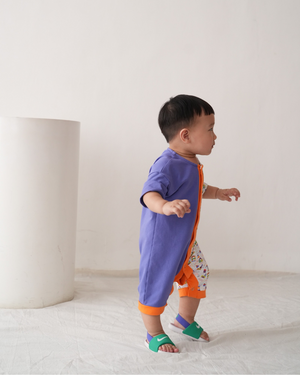 Duotone Romper Building Blocks