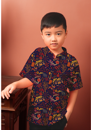 Jin Button-Up Shirt Firework