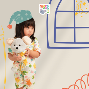 Mousy Sleepsuit in Sensory Patterns