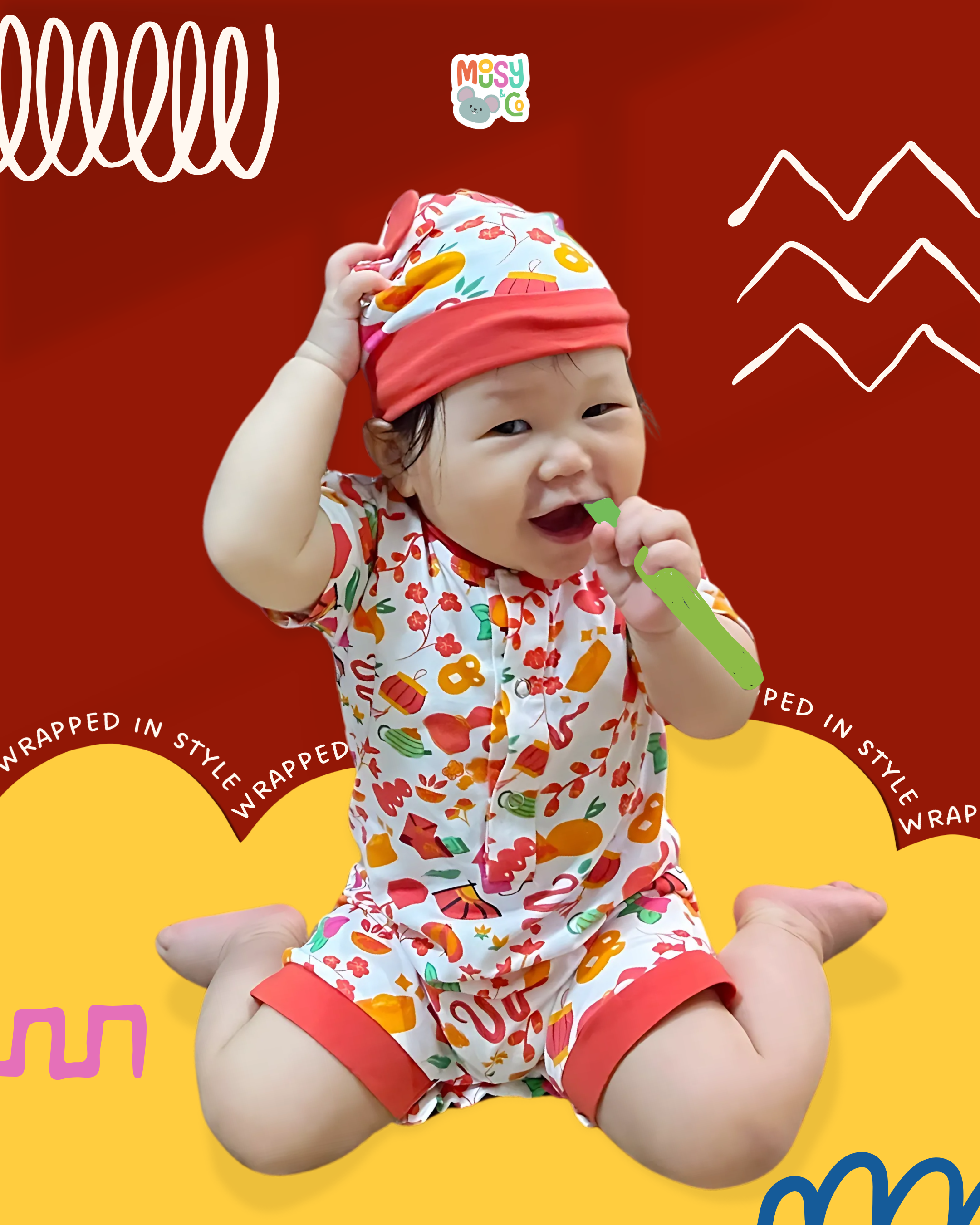 Snake Baby Beanie