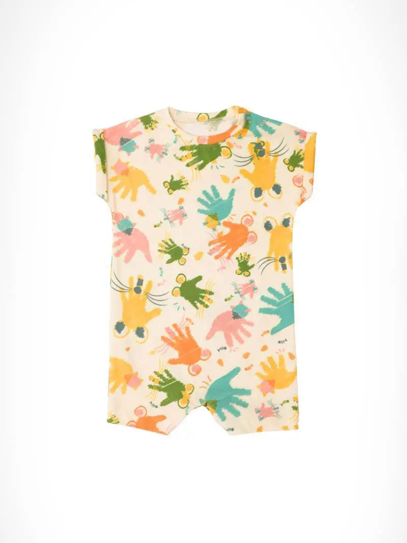 Basic Romper Handprints