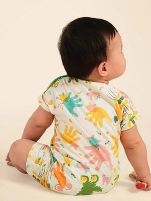 Basic Romper Handprints