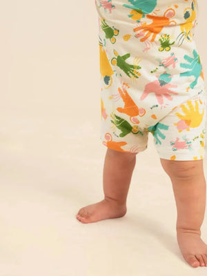 Basic Romper Handprints