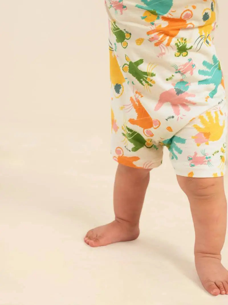 Basic Romper Handprints
