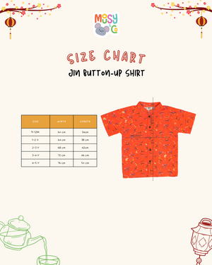 Jin Button-Up Shirt Lion Dance
